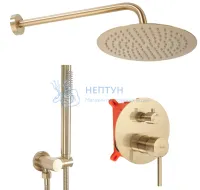 Душевой комплект REA LUNGO + BOX GOLD MAT. REA-P4160
