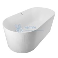 Акриловая ванна BelBagno 170x80 отдельностоящая овальная BB411-1700-800-MATT