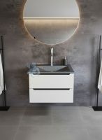 Раковина для ванной Uperwood Geo 70 см, графит
