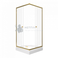 Душевое ограждение "Вента-Голд" 90x90, квадрат, низ. подд. Triton