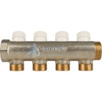 Коллектор распределительный 1", 4 отвода 3/4"ЕК Stout SMB 6851 013404