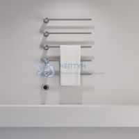 Полотенцесушитель электрический Abber Charme AH4005BST сталь брашированная