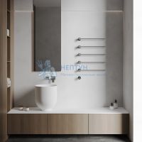 Полотенцесушитель электрический Abber Charme AH4005 хром
