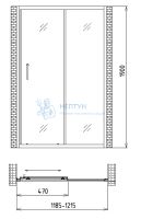 Душевая дверь Gemy Victoria S30191A
