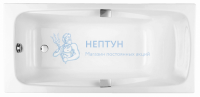 Чугунная ванна Jacob Delafon Repos 160x75 прямоугольная E2929-00