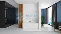 Ограждение на ванну REA ELEGANT 80 Gold REA-W5601