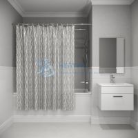 Штора для ванной, 200x180 см, 3D, PEVA, Iddis, P03PV18i11