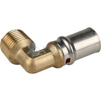 Угольник пресс 16x1/2" НР Stout SFP-0011-001216