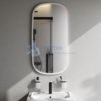 Зеркало сложной формы с контурной LED-подсветкой, ИК-сенсором, вытянутое Am.Pm M8FMOX0551WGH