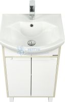Тумба под раковину AQUATON Рико 50 белый, ясень фабрик 1A212401RIB90