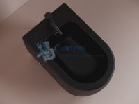 Напольное биде Ceramicanova Metropol Черное матовое CN4005MB