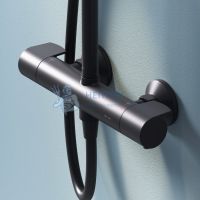 Душевая система с термостатом черная X-Joy Am.Pm F0785A422