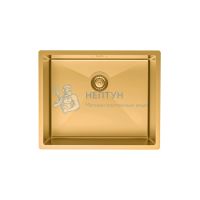 Мойка нерж.сталь, универсального монтажа, матовое золото, 540*440, Edifice, Iddis EDI54B0i77
