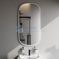 Зеркало сложной формы с контурной LED-подсветкой, ИК-сенсором, вытянутое Am.Pm M8FMOX0651WGH