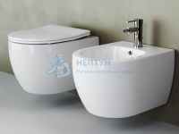 Подвесное биде Ceramicanova Play Белое CN3002