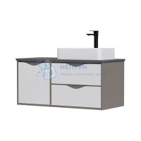 Подвесная тумба с умывальником EQUIL Smile tpSMILE60.2Y-04