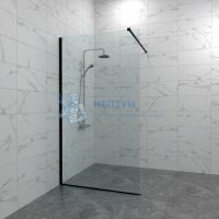 Душевая перегородка Triton Плано-Блэк 80x200