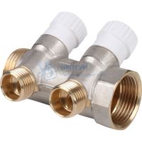 Коллектор распределительный 1", 2 отвода 1/2" Stout SMB 6851 011202