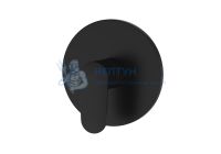 Встраиваемый смеситель Черный матовый Aquatek Ника AQ1866MB