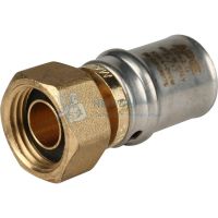 Муфта пресс с накидной гайкой 20x1/2" Stout SFP-0016-001220