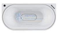 Акриловая ванна Gemy 190x190 овальная G9541