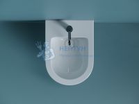 Подвесное биде Ceramicanova Uno Белое CN11002