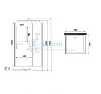 Душевая кабина Niagara Standart ST90/15Q 900x900x2150