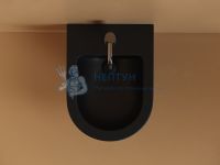 Подвесное биде Ceramicanova Uno Черное матовое CN11002MB