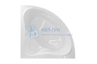 Ванна Эстет Avrora 140 silk ФР-00014520 140х140 пристенная угловая