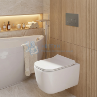 Клавиша для инсталляции АНИ Пласт Хром матовый WP1311