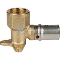 Угольник пресс настенный с креплением 16x1/2" ВР Stout SFP-0018-001216
