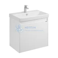 Тумба под раковину AQUATON Сканди Doors 70 белый глянец, белый матовый, 1A278901SD010