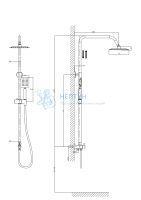 Душевой комплект RUSH Bella (BL4535-115)