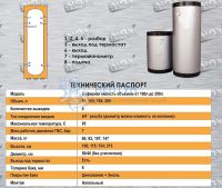 Буферная емкость INOX 160 л