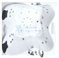 Акриловая ванна Gemy 187x187 квадратная G9089 O L
