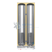 Бойлер комбинированного нагрева THERMEX Flat 100 V Combi 151 185