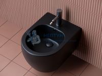 Подвесное биде Ceramicanova Play Черное матовое CN3002MB