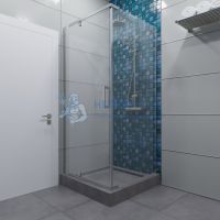 Душевой уголок Triton Терра-Хром, 90х90, квад., Щ0000053609 РАСПРОДАЖА!