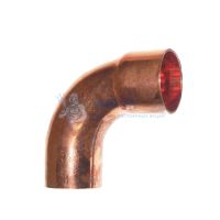 Медный угол однораструбный 90° d 28 мм