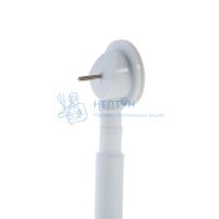 Сифон для ванны АНИ пласт Варяг C6155 1 1/2" 40 мм регулируемый с гибкой трубой 40х50 мм