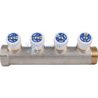 Коллектор распределительный 1", 4 отвода 1/2" Stout SMB 6851 011204