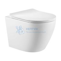 Унитаз подвесной Prato PR-2381A с сиденьем микролифт
