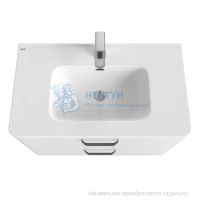 Тумба подвесная, белая, 80 см, Brick, Iddis BRI80W0i95. Подходит умывальник: 0108000i28