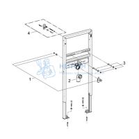 Инсталляция для раковины Grohe Rapid SL (1,13 м) 38554001