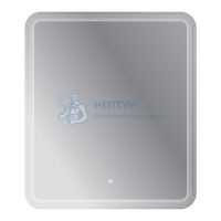 Зеркало с лазерной гравировкой, контурной подсветкой и сенсорным выключателем Cezares CZR-SPC-DUET-700-800-LED-TCH