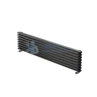 Стальной радиатор отопления Asthetik Alpha H 30x60 1500 -5, 9005 RAL черный матовый