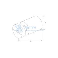 Крючок цвет черный матовый Iddis Petite PET2SB1i41