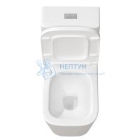 Унитаз напольный моноблок безободковый Triton-Pro MONO MO-8706 с сиденьем микролифт