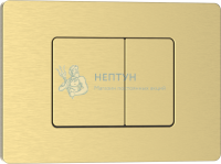 Клавиша смыва 246 х 165 мм, золото матовое, нержавеющая сталь IBERICA BLANCA IB.B011.005.000