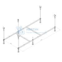 Каркас для ванны Am.Pm Func W84A-160-070W-R